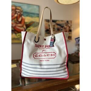 Saint James for Coach Canvas Tote Bag